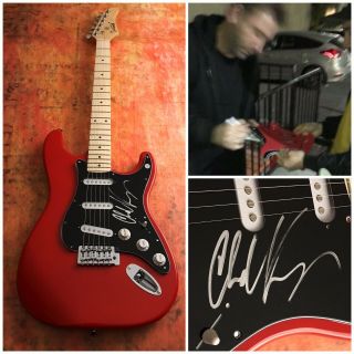 Gfa Nickelback How You Remind Me Chad Kroeger Signed Electric Guitar C3