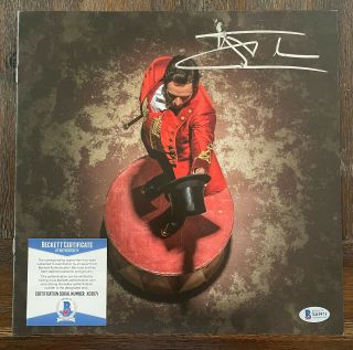 Hugh Jackman Signed Autograph Vinyl Insert - The Greatest Showman Beckett 2