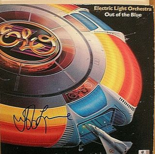 Jeff Lynne Signed Album - " Out Of The Blue " 