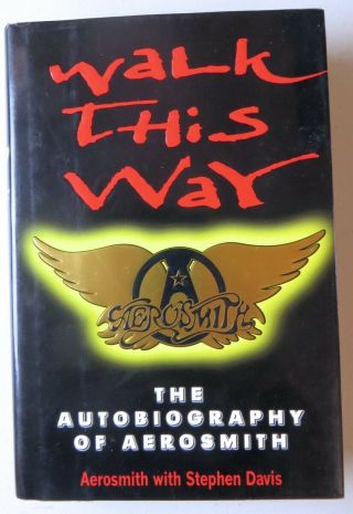 Aerosmith Band Signed Autographed Book Walk This Way Tyler Perry Beckett Loa