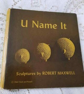 Htf Vintage Mid Century Pottery Book Animals Robert Maxwell U Name It
