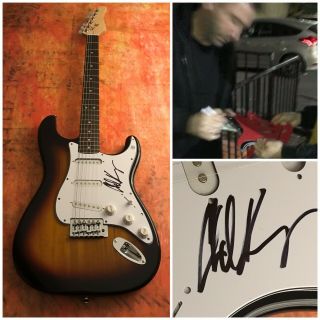 Gfa Nickelback How You Remind Me Chad Kroeger Signed Electric Guitar C2