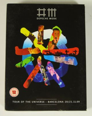 Depeche Mode Signed Autograph " Tour Of The Universe " Dvd By All 3 David Gahan,