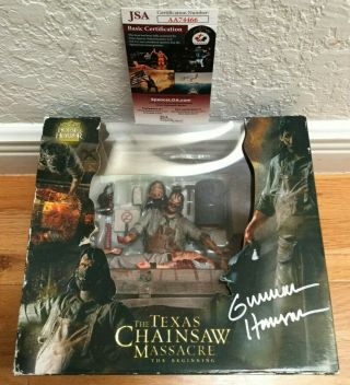 Jsa Gunnar Hansen Signed Neca The Texas Chainsaw Massacre The Beginning Box Set