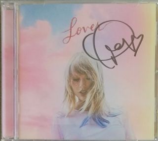 Taylor Swift Lover Autographed Hand Signed Framed Cd Beckett S/h