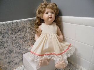 18 " Jdk 237 Bisque Porcelain Hilda Baby Doll 1980 Germany Open Mouth