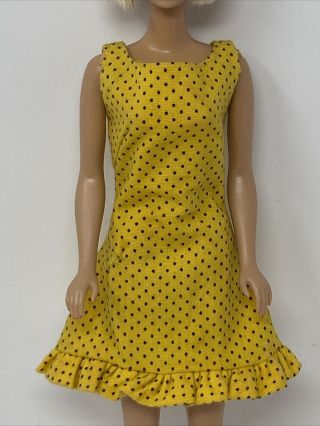 Rare Vintage Barbie Pak Sun Shiner Dress Studio Tour Yellow Variation Tlc
