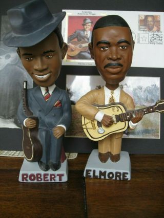 Bobbleheads Robert Johnson Elmore James Blues Rolling Stones Allman Brothers