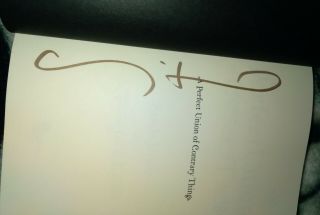 Tool Signed Maynard James Keenan A Perfect Union Of Contrary Things Book Proof