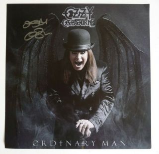Ozzy Osbourne Signed Autographed 12x12 Litho Poster Beckett Certified Read