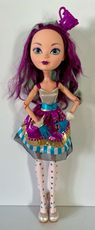 Ever After High Madeline Hatter Extra Tall 17 Inch Doll With Hat And Shoes