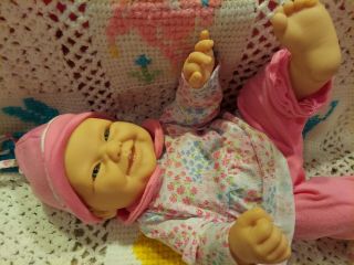Vintage 1998 J C Toys Berenguer La Newborn Moments Lifelike Baby Girl 17 " 1800