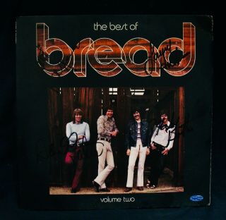 Bread • Rare Autographed The Best Of - Vol.  2 Album By All 4 Members David Gates