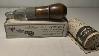 Vintage/antique Ca Myers Co.  Lock Stitch Sewing Awl