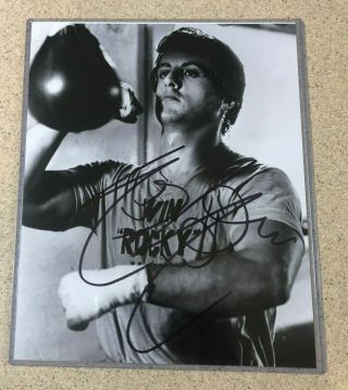 Sylvester Stallone Signed 8x10 Photo Rocky Auto Autograph