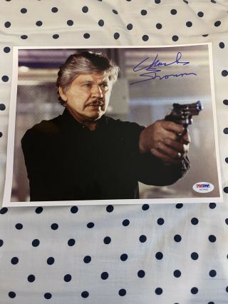 Autographed Charles Bronson Signed Photo 8x10 Actor Machine Gun Kelly Psa/dna