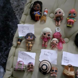 LOL DOLL BUNDLE X 14 WITH CLOTHES AND ACCESSORIES L@@K 2