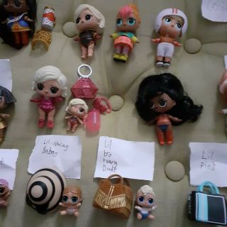 LOL DOLL BUNDLE X 14 WITH CLOTHES AND ACCESSORIES L@@K 3