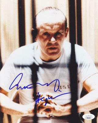 Anthony Hopkins Signed Hannibal 8x10 Photo Actor/silence Of The Lamb Jsa Pp40534