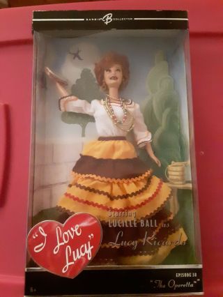 Barbie Collector Lucille Ball As Lucy Ricardo Episode 38 - The Operetta Doll Nib
