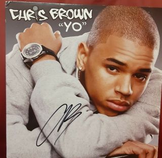Chris Brown Autographed " Yo " Album