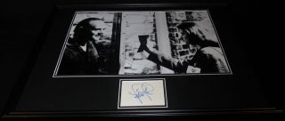 Jodie Foster Signed Framed 18x24 Photo Display Jsa Silence Of The Lambs