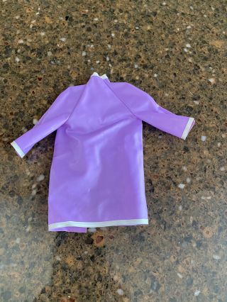 Vintage Barbie CLONE: Maddie Mod Slick Chick Purple Raincoat 2