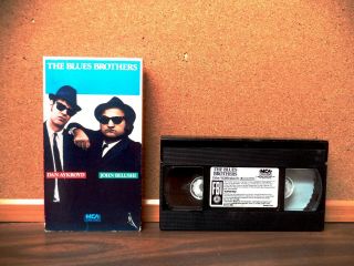 The Blues Brothers (vhs 1985) John Belushi,  Dan Aykroyd,  James Brown & More