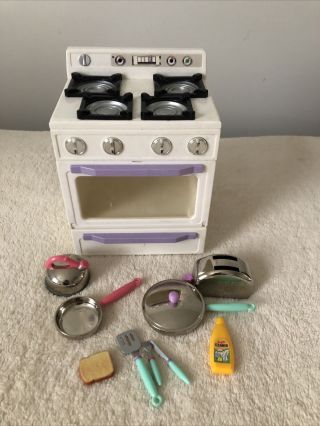 Tyco Kitchen Littles Deluxe Stove For Barbie,  Blythe