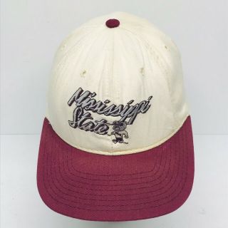 Vintage Mississippi State Msu Bulldogs Ncaa Snapback Hat Cap