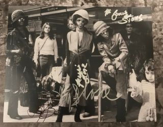 Gfa Larry Freddie & Sly Sly And The Family Stone Signed 11x14 Photo S5