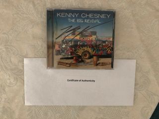 Kenny Chesney Autographed Cd - The Big Revival With Certificate Of Authenticity