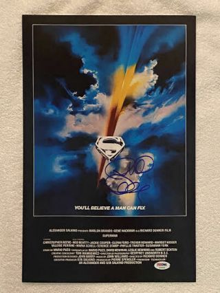 Richard Donner Signed / Autographed 11x17 Photo Director Of Superman Psa/dna