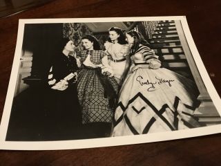 Evelyn Keyes Signed Gone With The Wind Suellen - Vivien Leigh - Photo