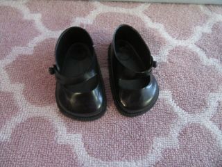 Vintage Black Fairyland Toy Products Rubber Doll Shoes No.  3.  2 7/8th " Sole
