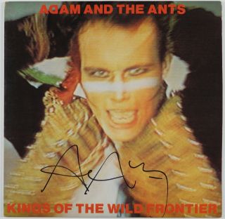 Adam Ant Signed Autograph Album Jsa Record Vinyl And The Ants