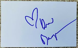 Drew Barrymore Signed In - Person 3x5 Index Card - - 100 Authentic,  Full Signature