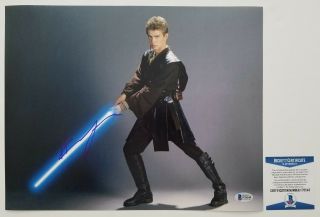Hayden Christensen Signed 11x14 Photo Star Wars Anakin Skywalker Darth Vader Bas