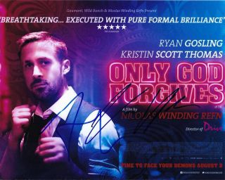 Ryan Gosling & Nicolas Winding Refn Signed Only God Forgives 8x10 Photo - Drive