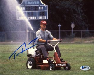 Tom Hanks Autographed 8 X 10 Forrest Gump Mower Photo Beckett Bas