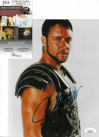 Russell Crowe Authentic Signed 8x10 Photo Autographed,  Gladiator,  Jsa