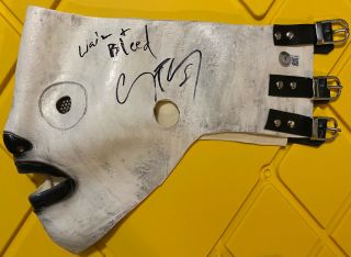 Corey Taylor Slipknot Signed Mask Beckett Witness.  Wait,  Bleed