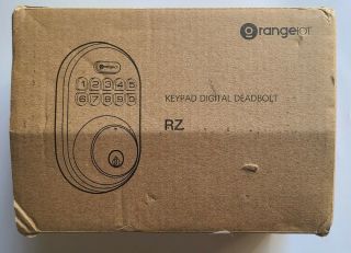 Orangeiot Keypad Digital Deadbolt Rz Keyless Entry Lock - Oil Rubbed Bronze