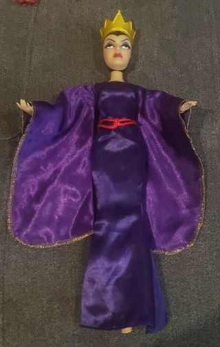 Disney Store Barbie Doll Snow White Evil Queen Articulated 11.  5 Complete