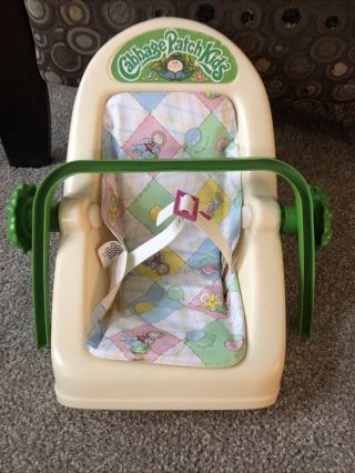 CABBAGE PATCH KIDS DOLL CAR SEAT CARRIER BY COLECO.  vintage 1983 2