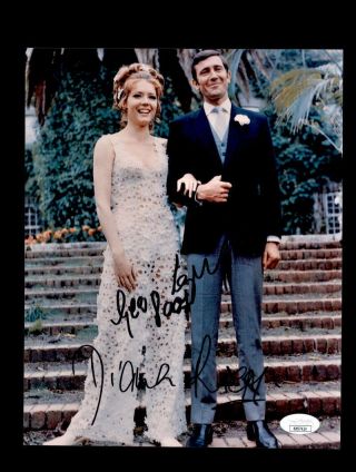 George Lazenby Diana Rigg Jsa Signed 8x10 James Bond Photo Autograph