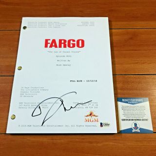 David Thewlis Signed Fargo Season 3x01 " The Law Of Vacant " Script W/ Beckett