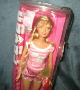 2005 Fashion Fever Barbie Doll In Strawberry Pj 