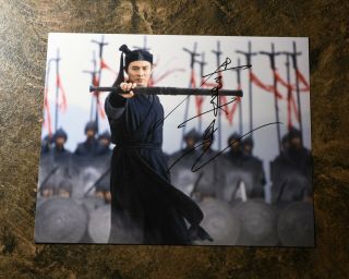 Jet Li Signed / Autographed 8x10 Hero Movie Photo W/coa