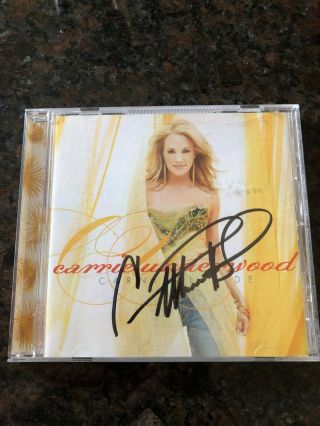 Carrie Underwood Carnival Ride Hand Signed Cd
